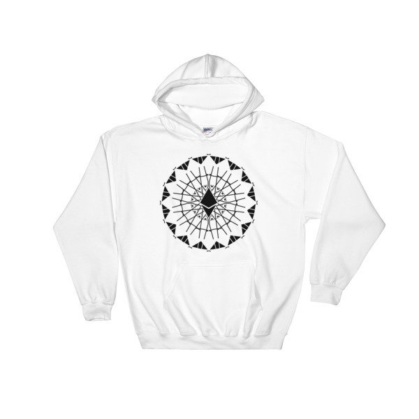 ETHEREUM in FULL EMISSION - (HOODIE), Color: White, Size: S