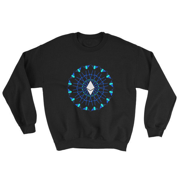 ETHEREUM in FULL EMISSION - (SWEATSHIRT), Color: Black, Size: S