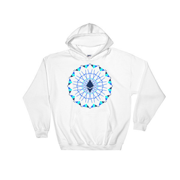 ETHEREUM in FULL EMISSION - (HOODIE), Color: White, Size: S
