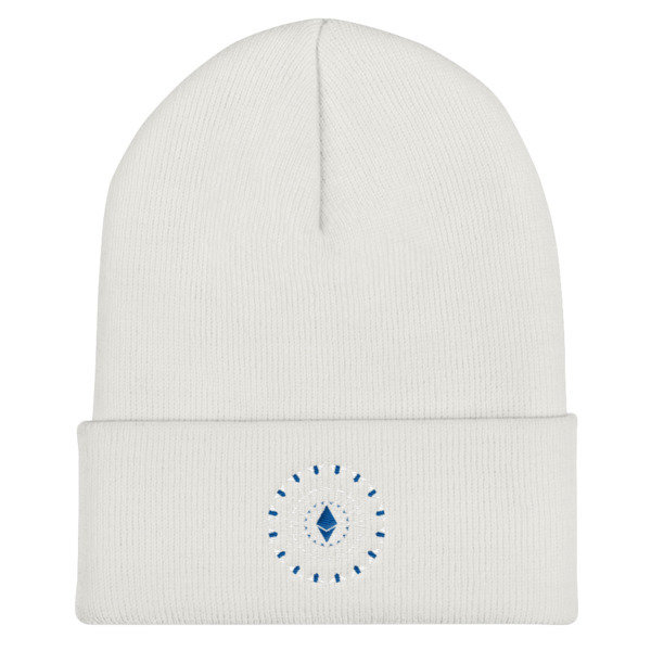 ETHEREUM in FULL EMISSION - (BEANIE), Color: White