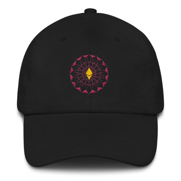 ETHEREUM in FULL EMISSION - (DAD HAT), Color: Black