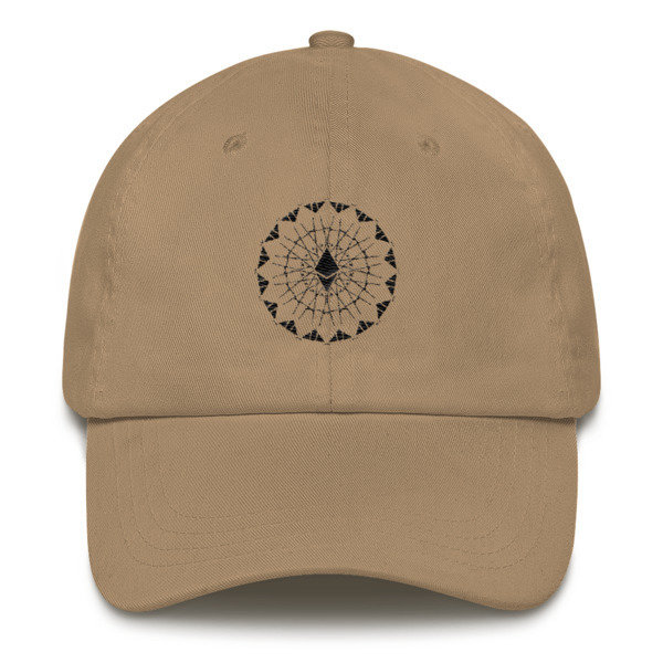 ETHEREUM in FULL EMISSION - (DAD HAT), Color: Khaki