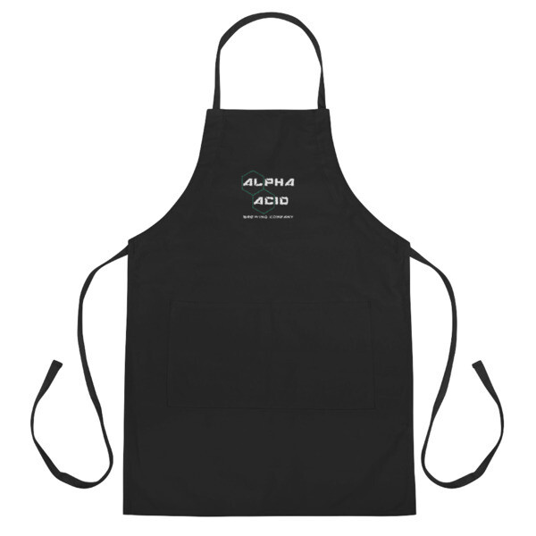 Alpha Acid Embroidered Apron