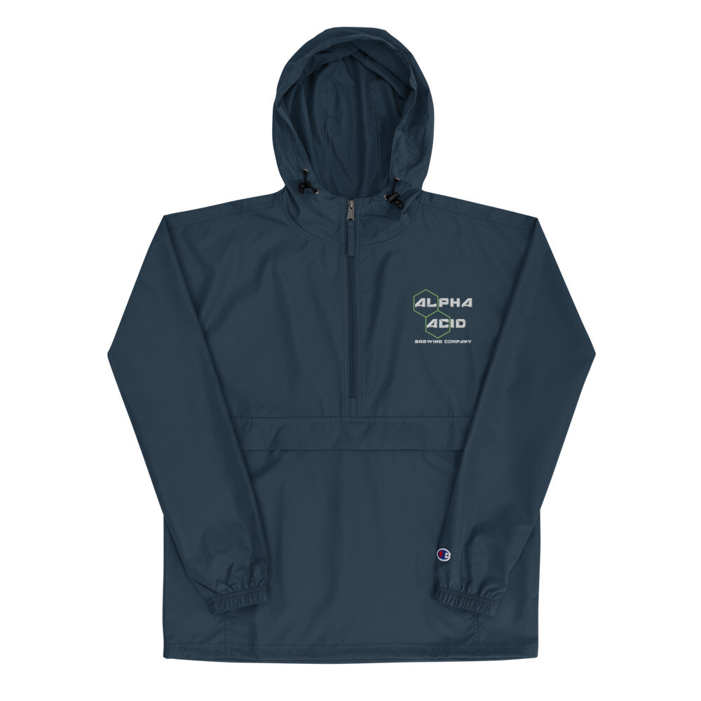 Alpha Acid Embroidered Champion Packable Jacket