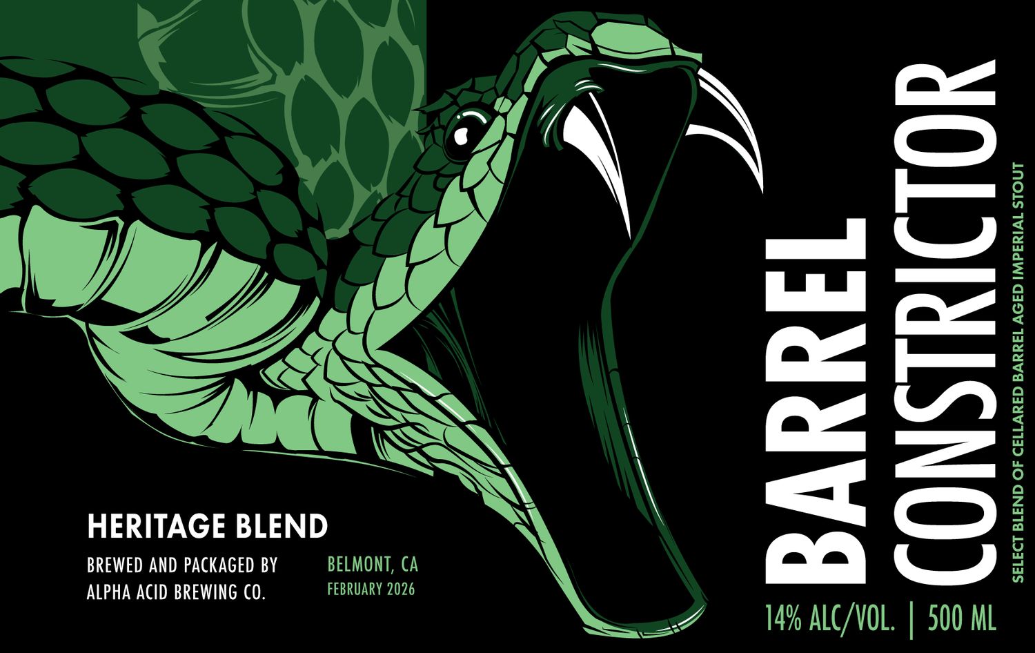 Heritage Blend Barrel Constrictor 500ml