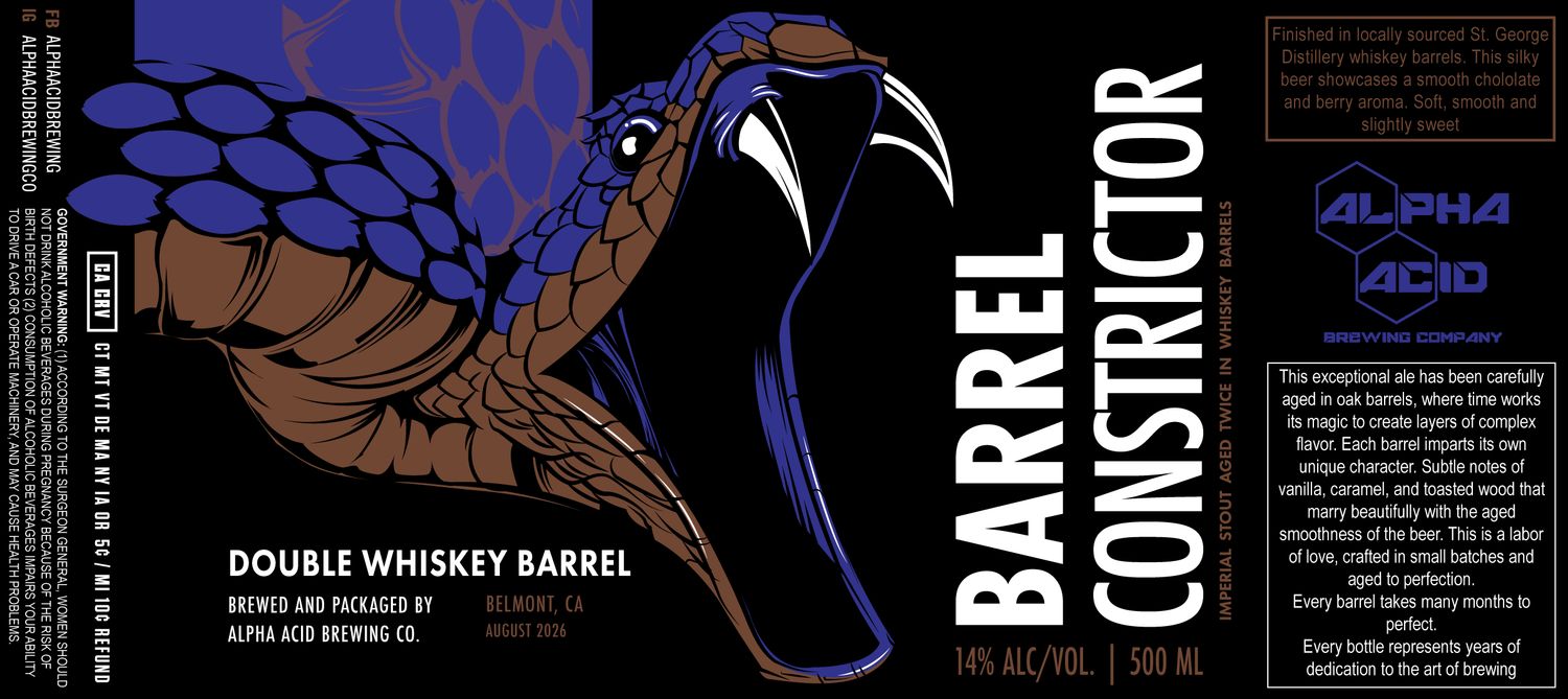 Double Whiskey Barrel Constrictor 500ml