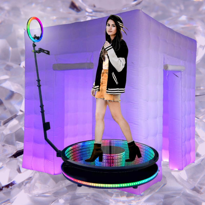 360 LED Photo Booth - 3 hours (Diamond)