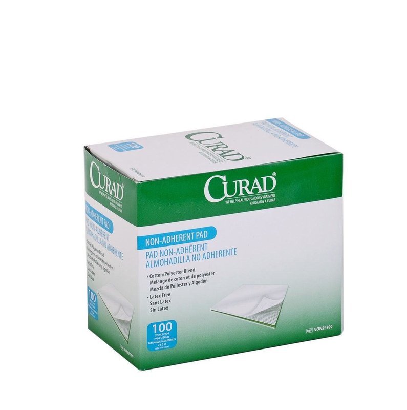 Curad non adherent 2x3 pad each