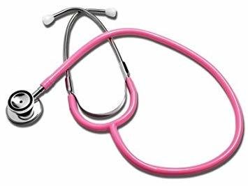 Dual Head Stethoscope Pink