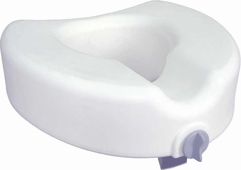 Locking Elevated toilet seat