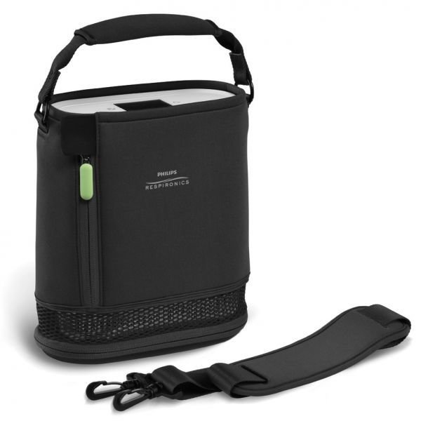 SimplyGo Mini carry bag and strap - black 