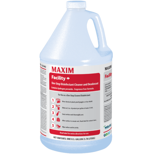 MAXIM Facility+ One Step Concentrated Disinfectant Cleaner and Deodorant (Gallon) by Midlab