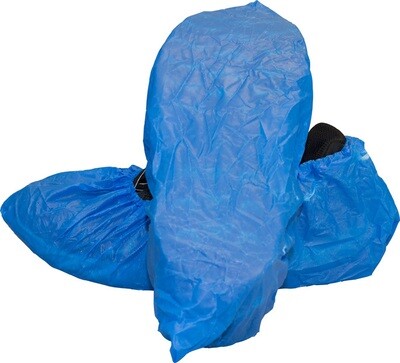 Blue Cast Polyethylene Shoe Cover (Size XL) by The Safety Zone