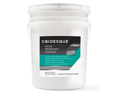 Bioesque Mold Resistant Coating, White, 5gal