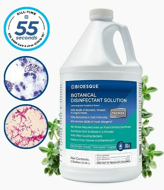 Botanical Disinfectant Solution Antimicrobial (1 gallon) by Bioesque