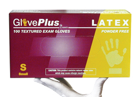 GlovePlus Ivory Latex Exam Powder Free Disposable Gloves - Large GlovePlus Ivory Latex Exam Powder Free Disposable Gloves - Large