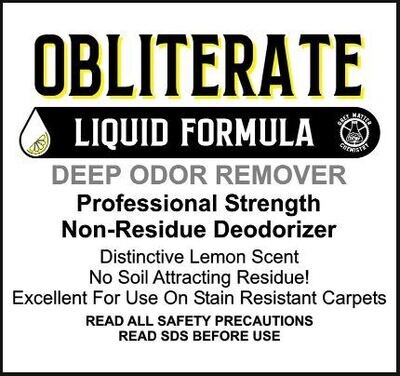 Grey Matter Chemistry Obliterate Liquid Deodorizer, Lemon, 1gal