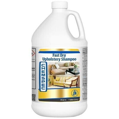 ChemSpec Fast Dry Upholstery Shampoo, 1gal