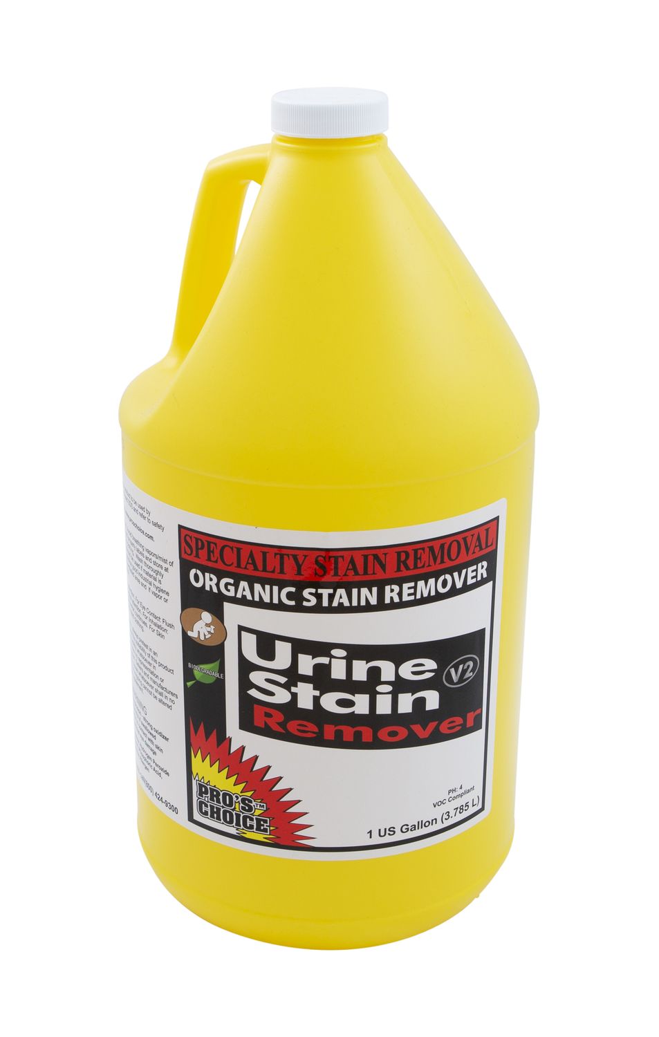 Urine Stain Remover (Gallon) by CTI Pro&#39;s Choice | Organic Stain Remover