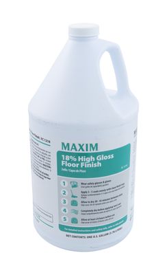 MAXIM 18% High Gloss Floor Finish (Gallon) by MidLab | VCT Wax