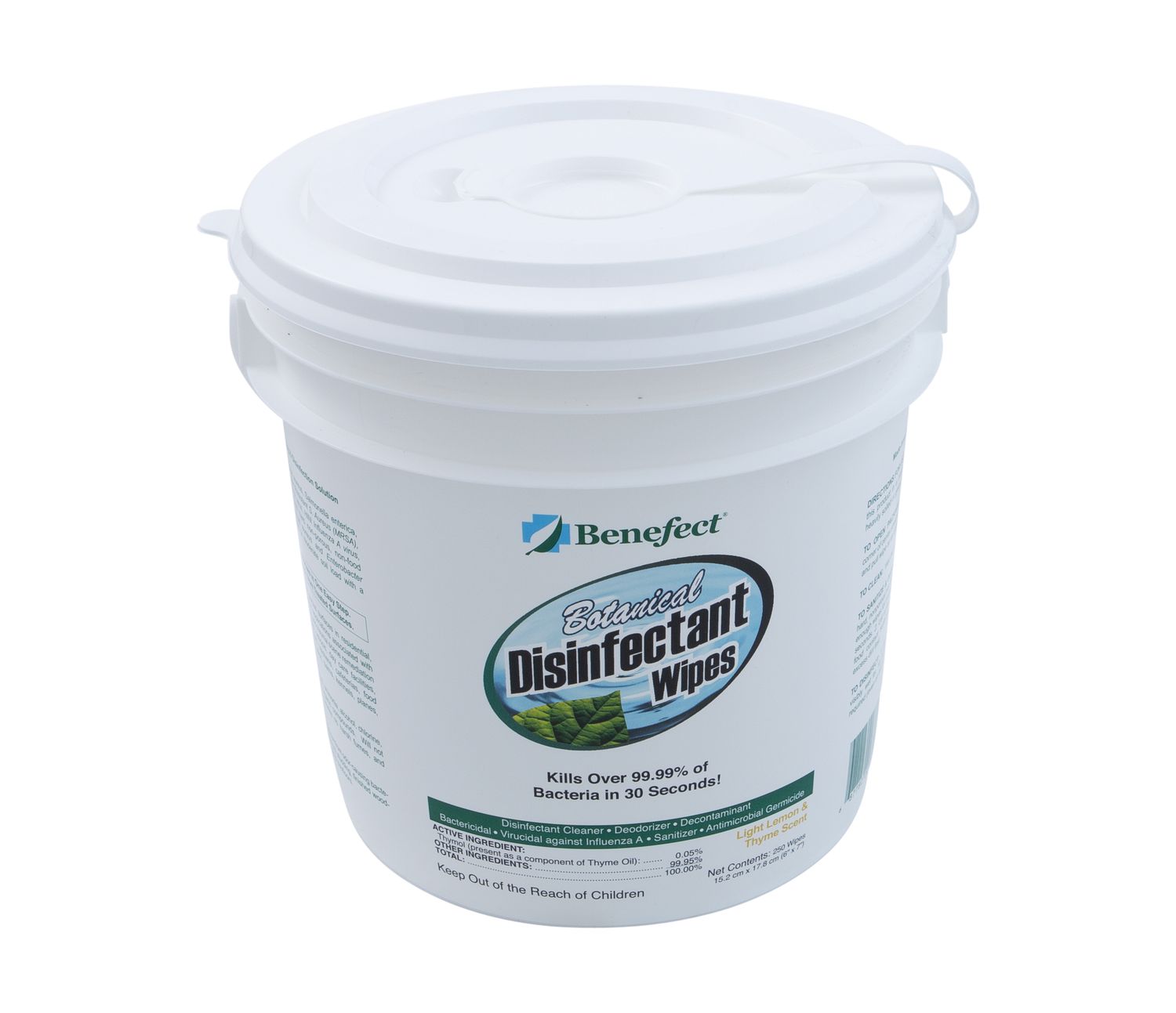 Benefect Botanical Disinfectant Wipes, Single Jar