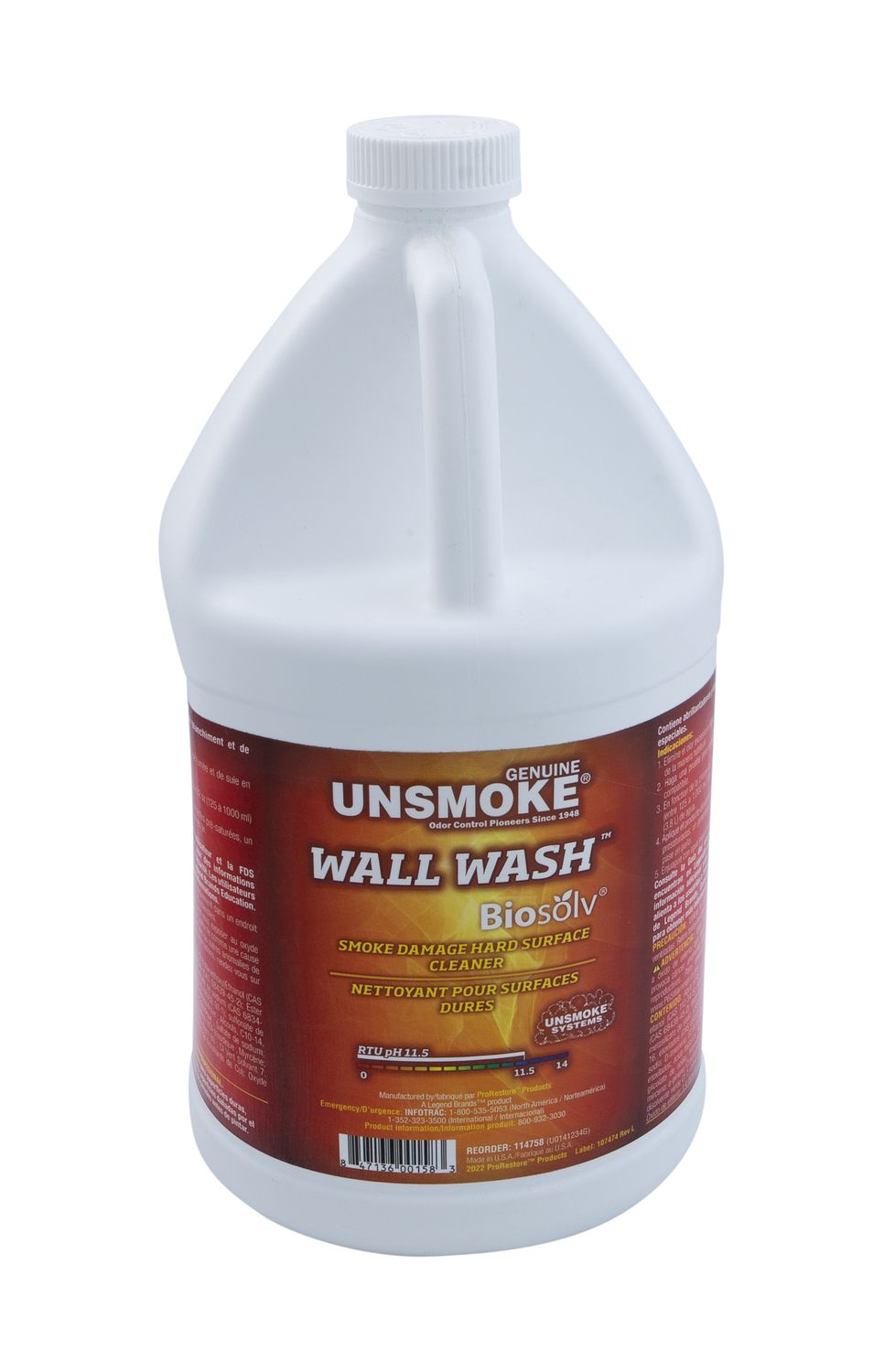 Unsmoke Wall Wash with Biosolv