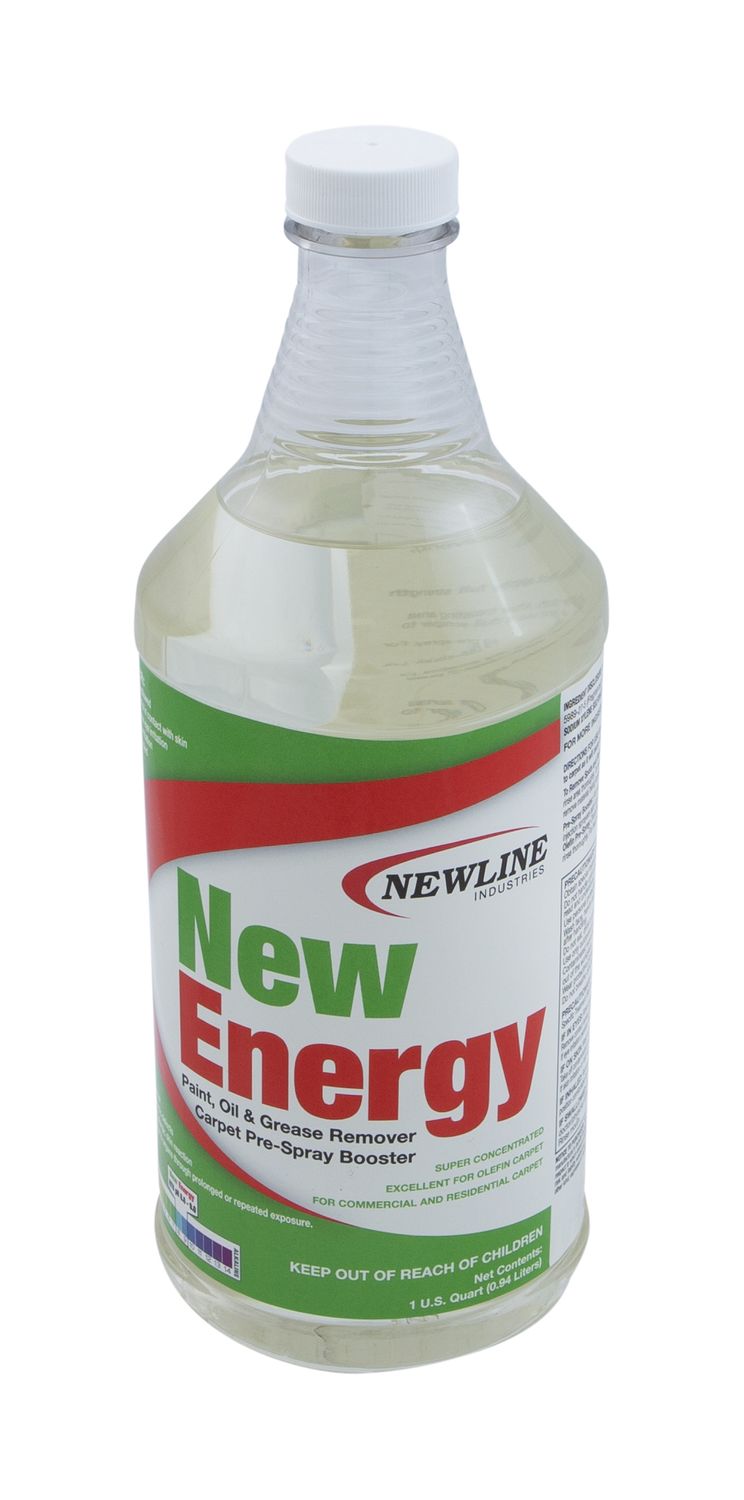 New Energy (Quart) by Newline | Solvent Booster and Olefin Carpet Cleaner