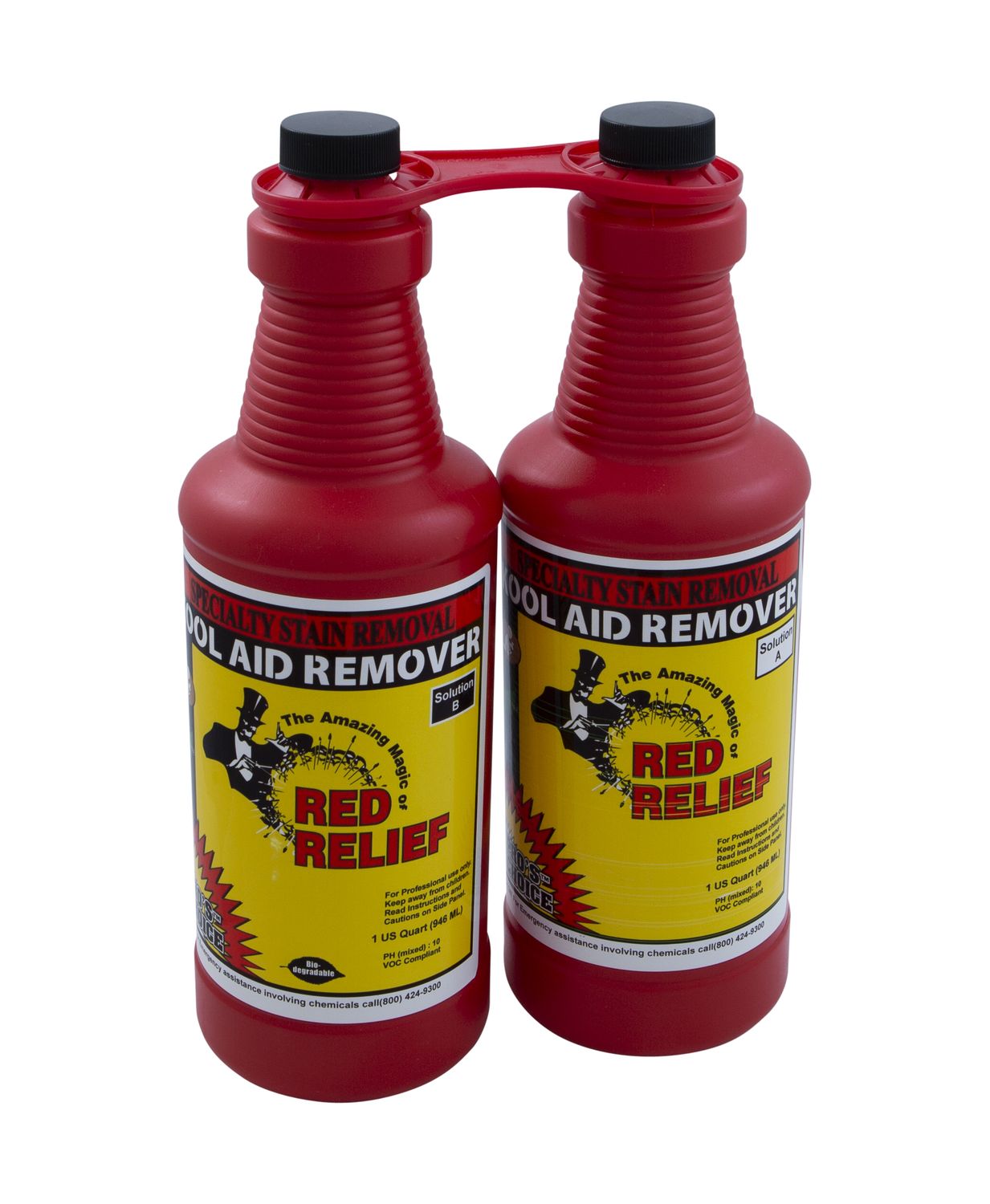 Red Relief (Parts A&amp;B Quart Set) by CTI Pro&#39;s Choice | Specialty Stain Remover