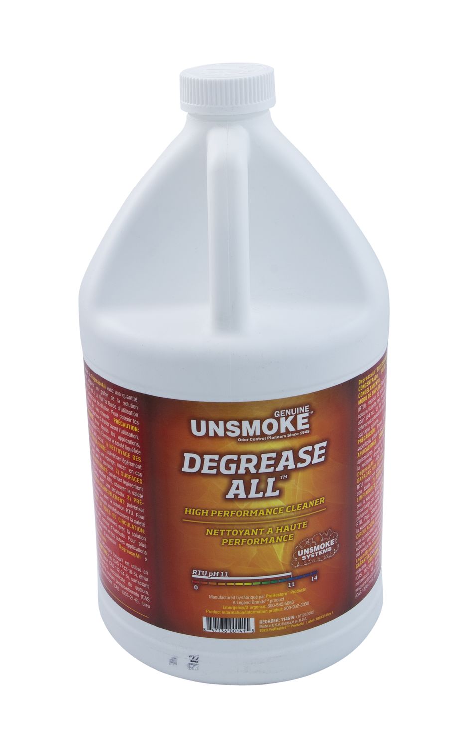 Unsmoke Degrease All - Heavy Duty Cleaner for Fire &amp; Smoke Restoration
