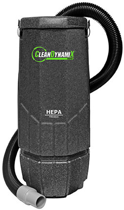 10qt HEPA Backpack Vacuum (with Tools) by Clean DynamiX