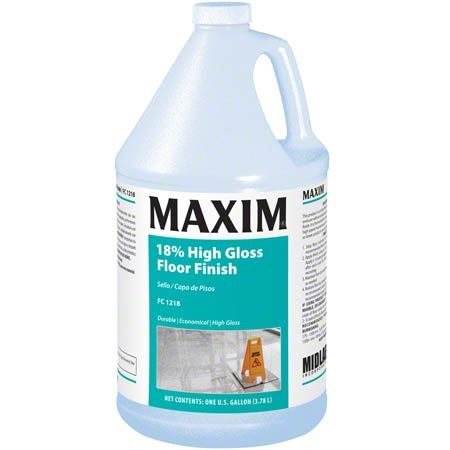 MAXIM 18% High Gloss Floor Finish (Gallon) by MidLab | VCT Wax