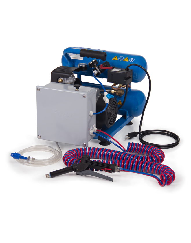 Portable Compressor Foam & Fog Unit w/ Kalrez seals and 100' twin line by Foam-it