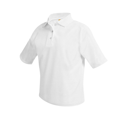 ICEF Inglewood Polo, Color: White, Size: 4