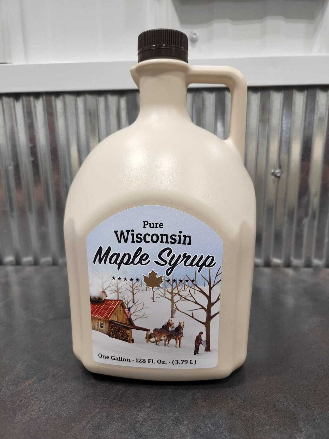Pure Wisconsin Maple Syrup, Gallon/128 FL OZ