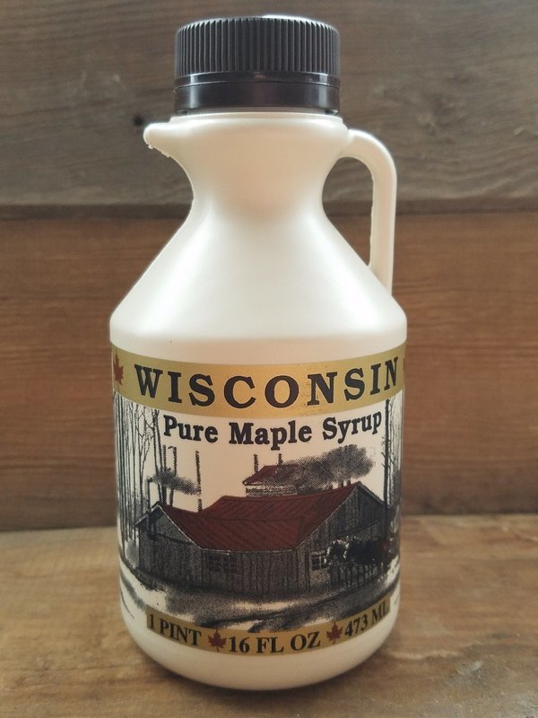 Pure Wisconsin Maple Syrup, 1 Pint / 16 FL OZ