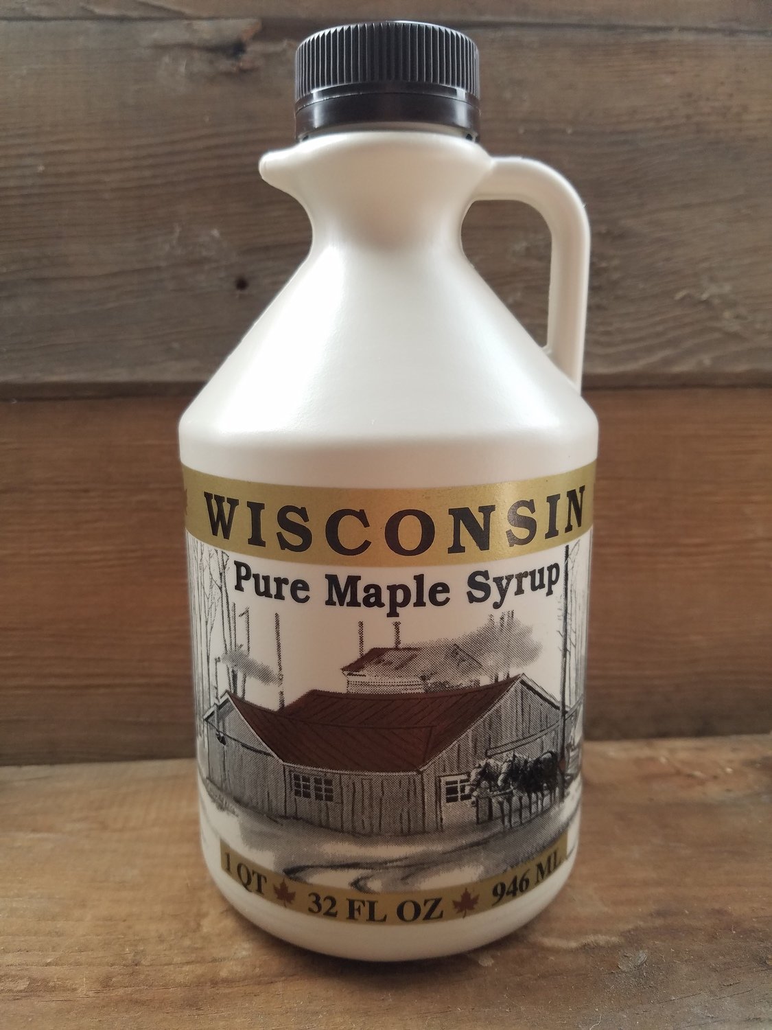 Pure Wisconsin Maple Syrup, 1 Quart / 32 FL OZ
