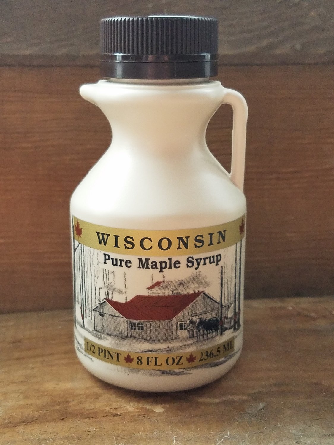 12 Half Pints of Pure Wisconsin Maple Syrup