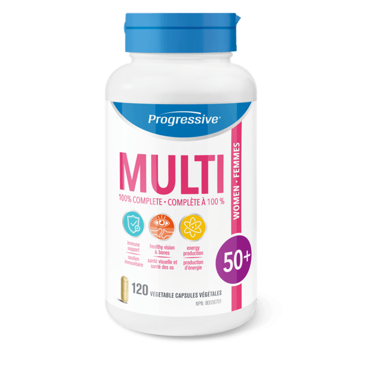 Progressive Multi-Vitamin Women aged 50+ - 60 Capsules
