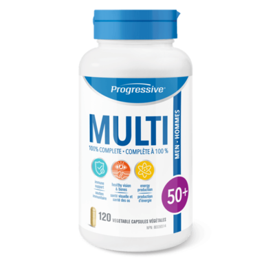 Progressive Multi-Vitamin Men aged 50+ - 60 Capsules