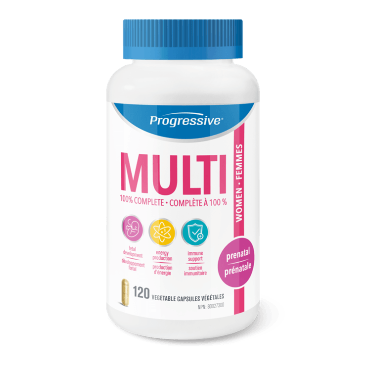 Progressive Prenatal Multi-Vitamin - 120 Capsules