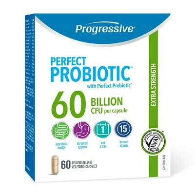 Progressive - Perfect Probiotic | 60 Billion CFU - 60 Caps