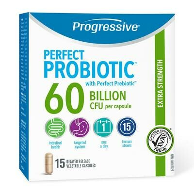 Progressive - Perfect Probiotic | 60 Billion CFU - 15 Caps