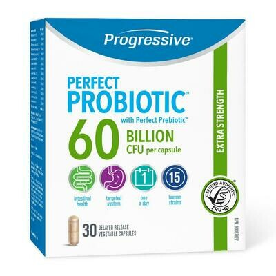 Progressive - Perfect Probiotic | 60 Billion CFU - 30 Caps