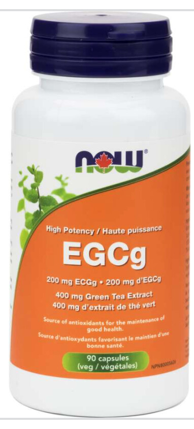 NOW EGCg Green Tea Extract 400mg (EGCg 200mg)