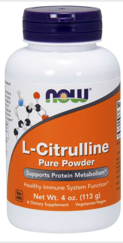 NOW L-Citrulline Pure Powder