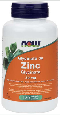NOW Zinc Glycinate 30mg