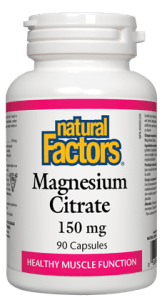 Natural Factors Magnesium Citrate 150mg 90 Capsules