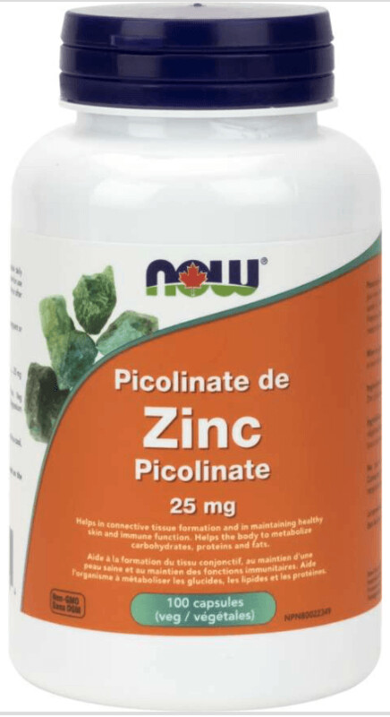 NOW Zinc Picolinate 25mg