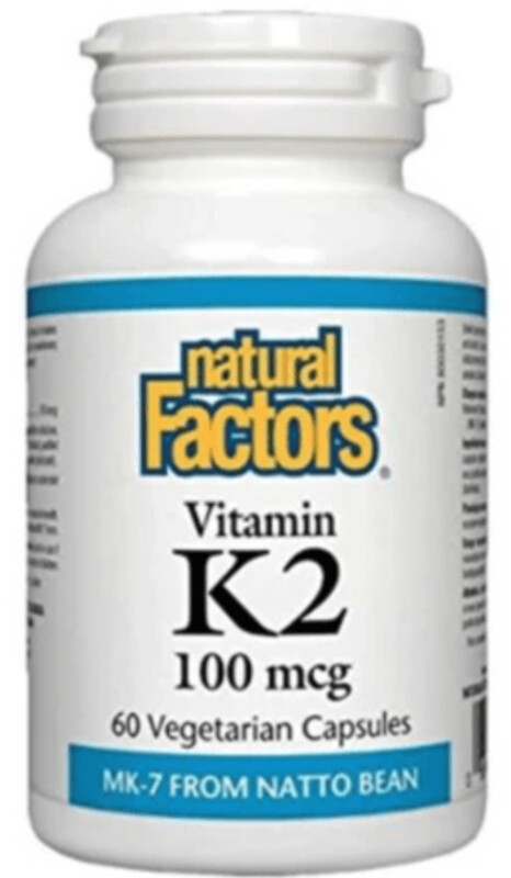 Natural Factors Vitamin K2 100mcg