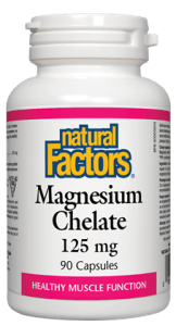 Natural Factors Magnesium Chelate 125mg